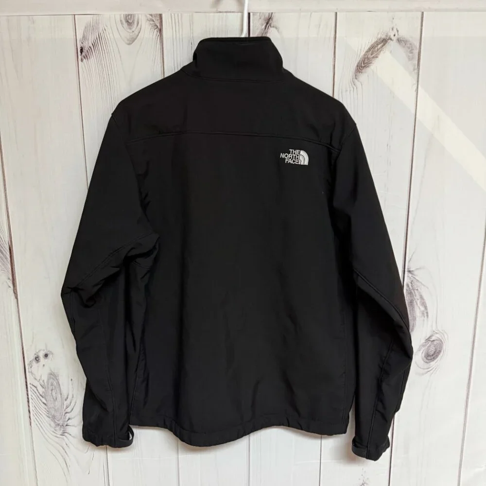 The North Face WINDSTOPPER Jacket Men’s Large‎ Black Softshell EUC